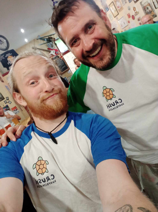 Crush Surfboards Baseball T-Shirt