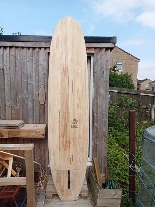 9ft 4 Log Flume Longboard Paulownia