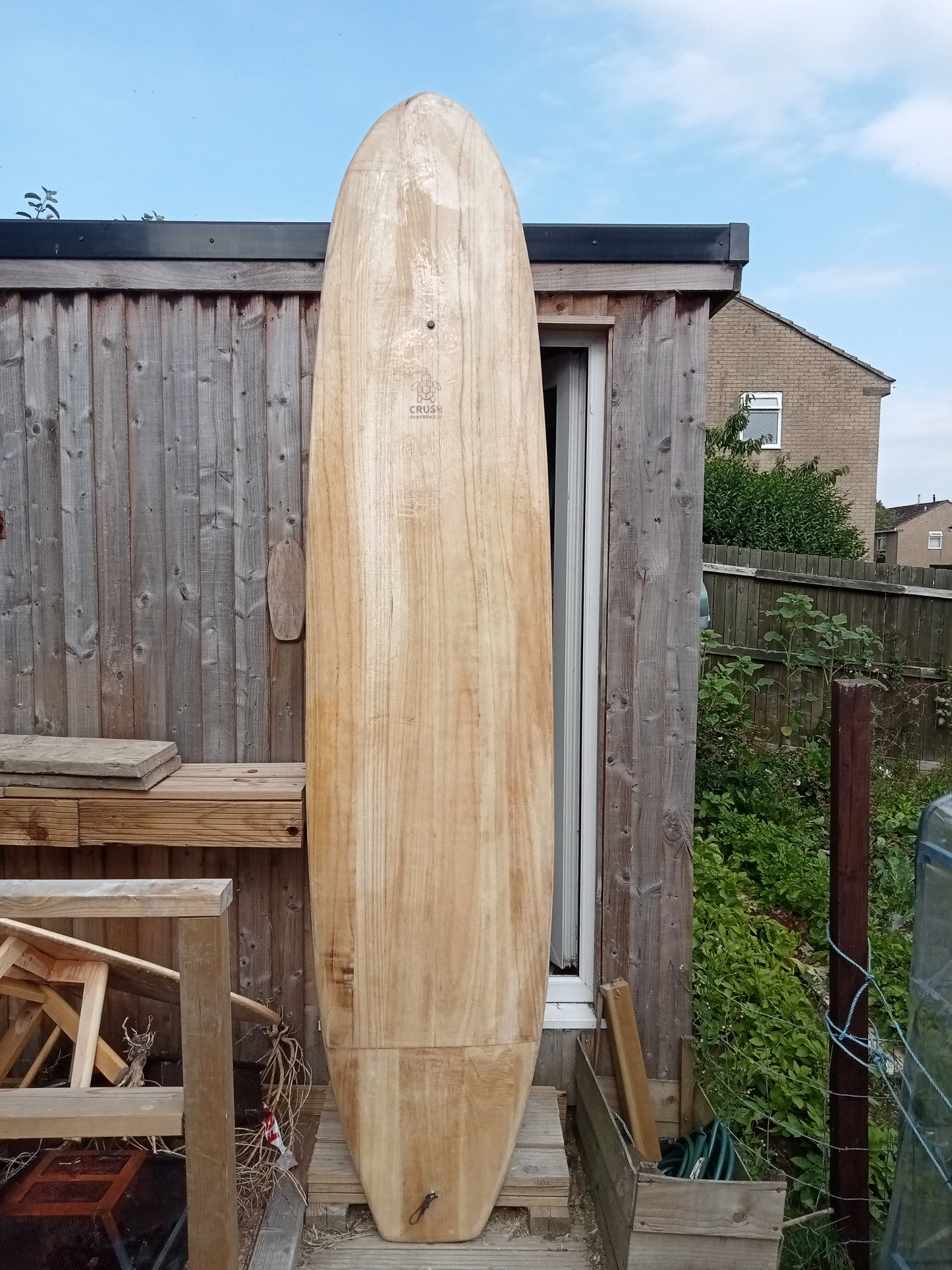 9ft 4 Log Flume Longboard Paulownia