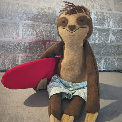 Surfing Sloth Plushie