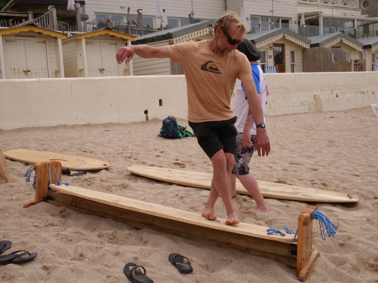 The Tidal | Rope Balance Board | Redwood