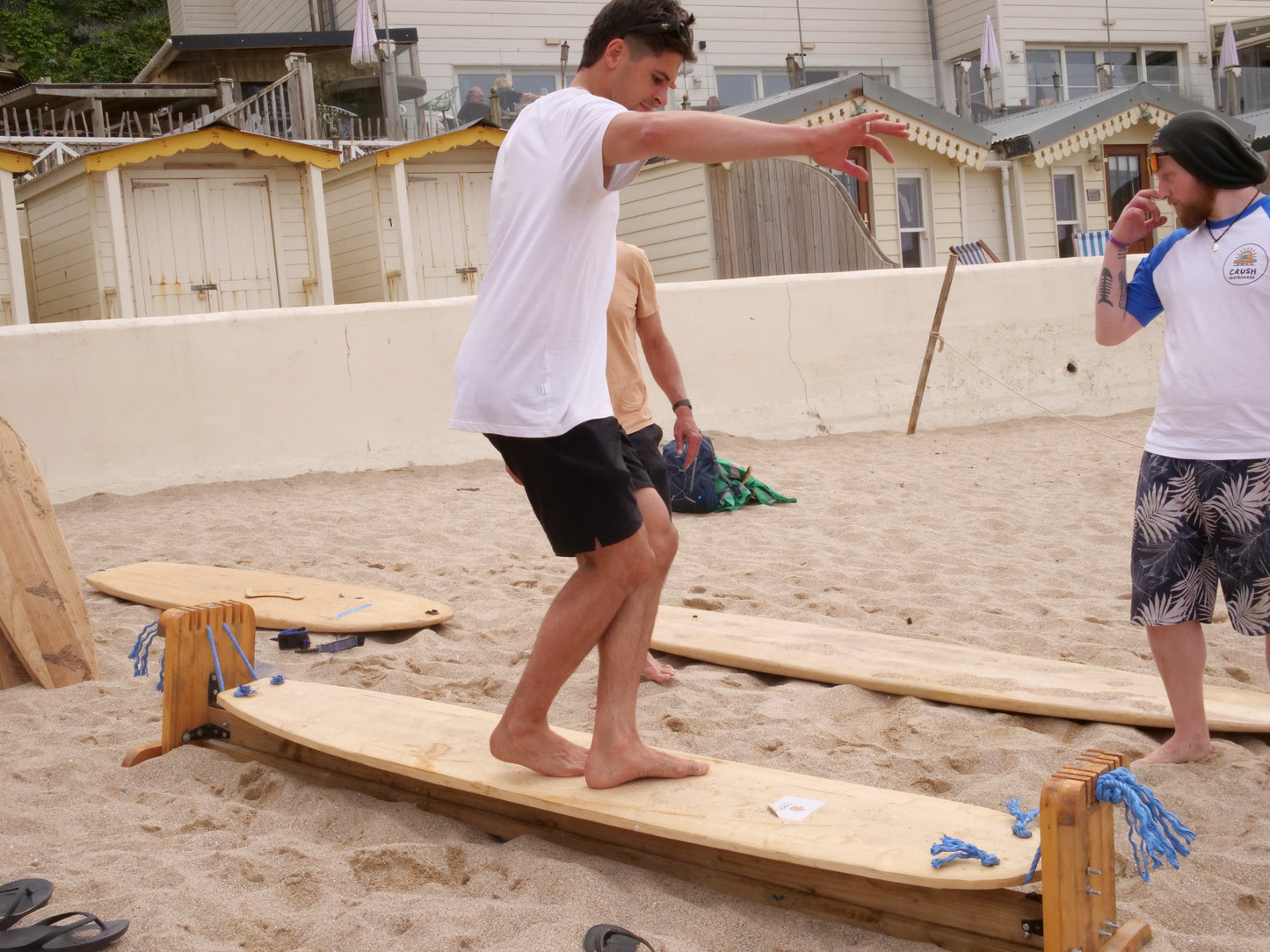 The Tidal | Rope Balance Board | Redwood