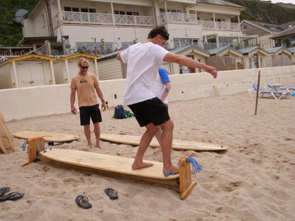 The Tidal | Rope Balance Board | Redwood