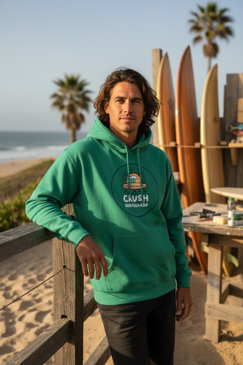 Limited Edition Crush Surfboards Hoodies
