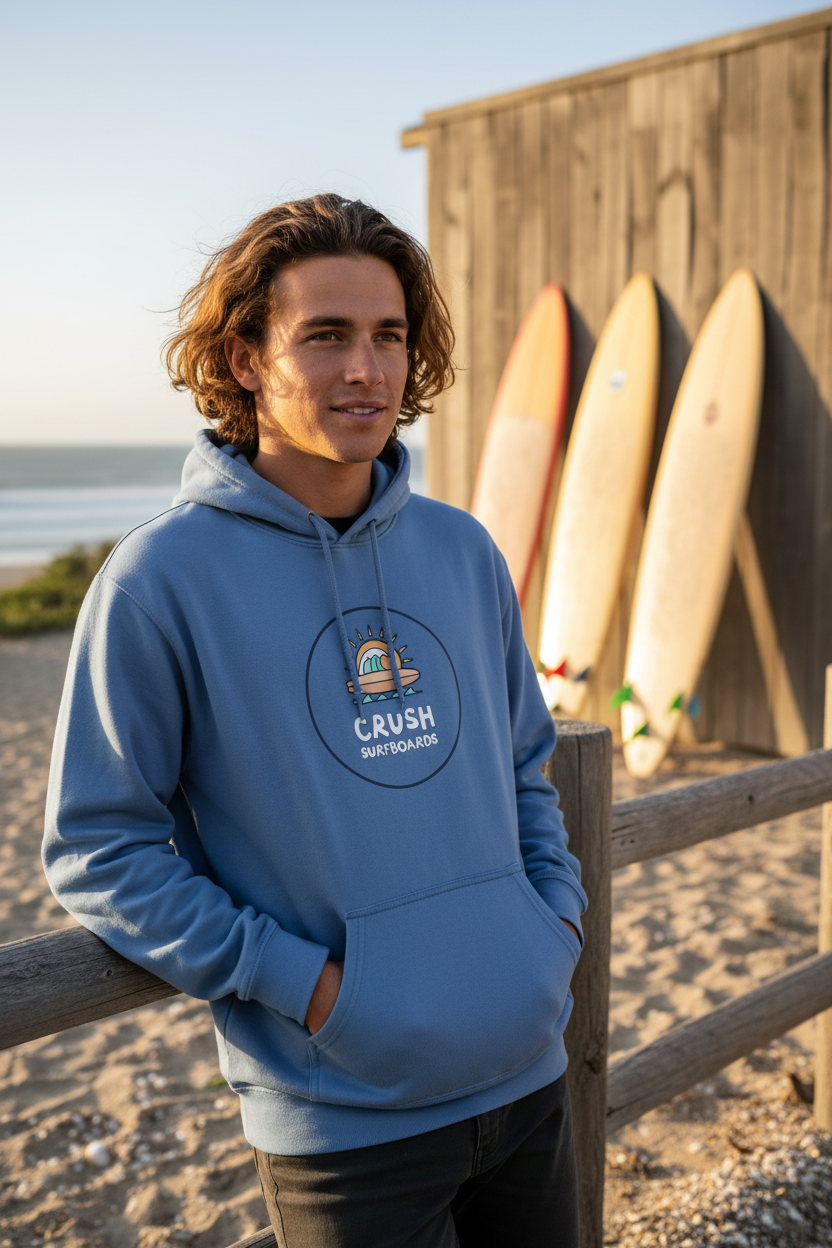 Limited Edition Crush Surfboards Hoodies