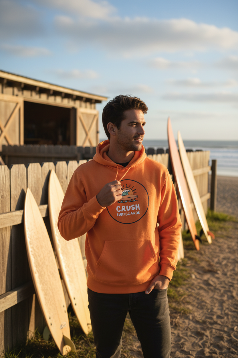 Limited Edition Crush Surfboards Hoodies