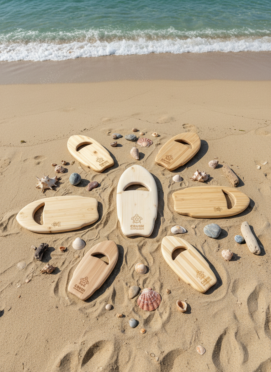 Overhead Coastal Flat Lay