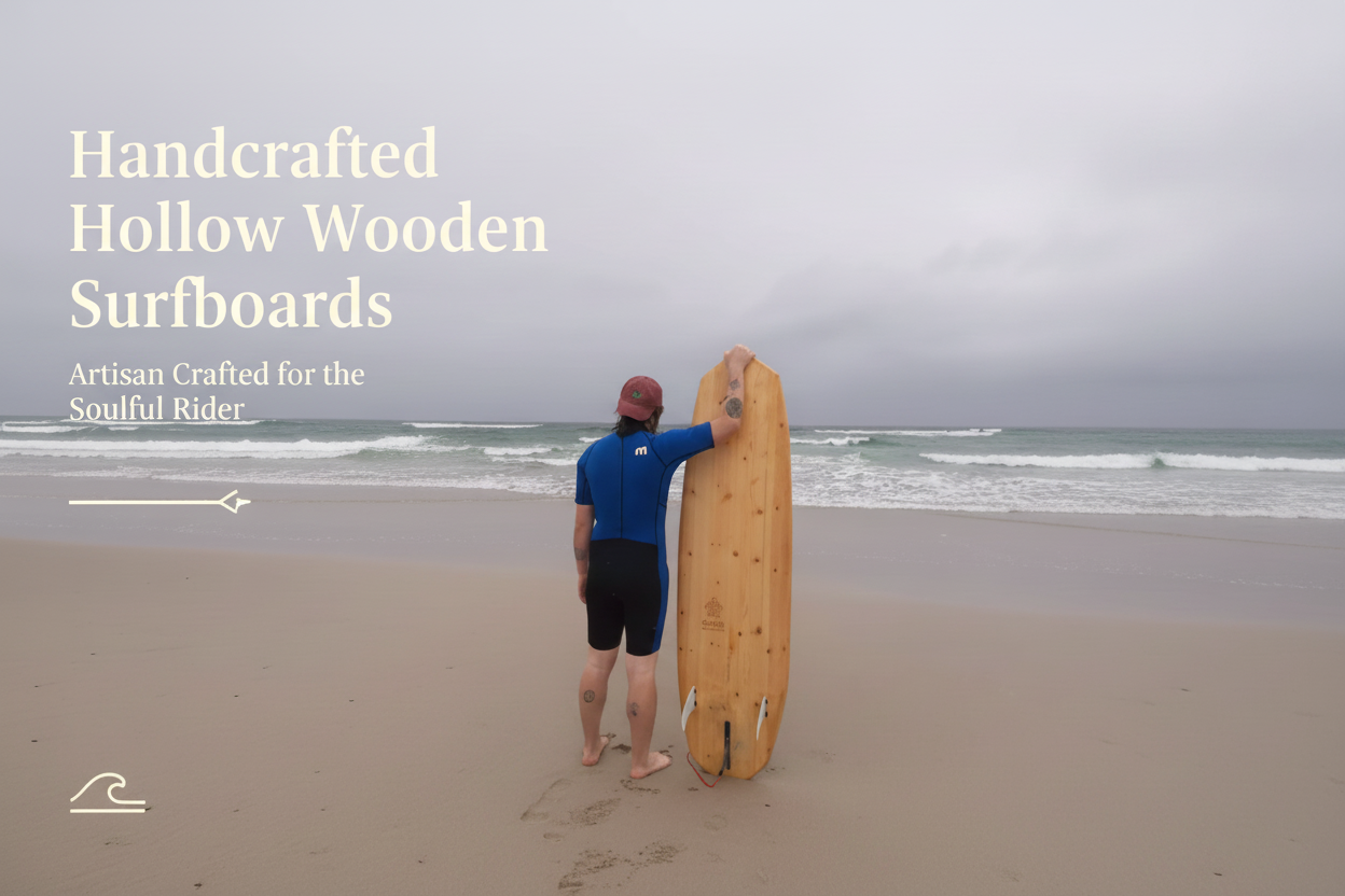 Professional homepage hero for Crush Surfboards
